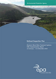 National Inspection Plan Domestic Waste Water Treatment Systems cover