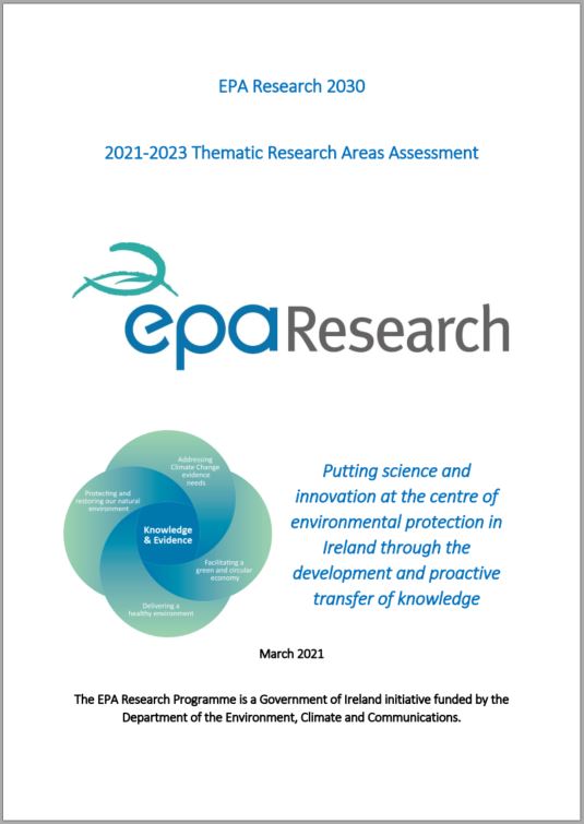 Research areas assessment front cover