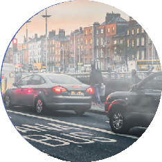 circle of traffic Dublin